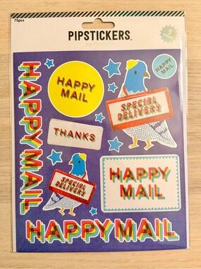 Pipsticks - Happiest of mail labels stickets sheets